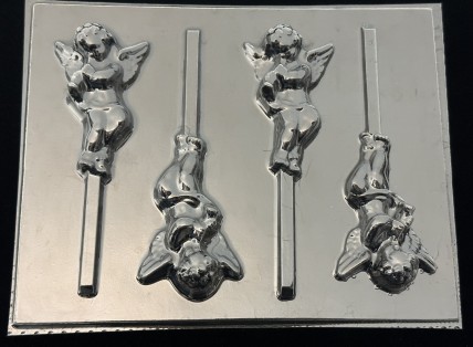 3524 Standing Cherub Chocolate or Hard Candy Lollipop Mold